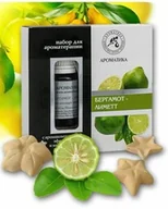 Aromaterapia - Zestaw do Aromaterapii Bergamot i Limonka, Olejki Naturalne i Gwiazdki Ceramiczne, Aromatika - miniaturka - grafika 1