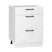 Szafki kuchenne - Szafka kuchenna stojąca 60 BONO D60 S/3 biała - miniaturka - grafika 1
