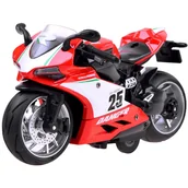 Samochody i pojazdy dla dzieci - MOTOCYKL METALOWY DŹWIĘK - miniaturka - grafika 1