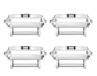 Wyposażenie lokali gastronomicznych - Podgrzewacz na pastę – zestaw 4 szt., HENDI, GN 1/1, 7,5L, 600x355x(H)305mm 238837-1 - miniaturka - grafika 1