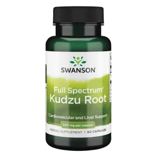 SWANSON Kudzu Root 500 mg 60 kapsułek - Suplementy naturalne - miniaturka - grafika 1