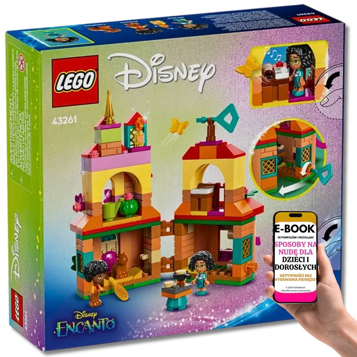 Lego Disney Nasze Magiczne Encanto – Minidomek Madrigalów 43261 Figurka Mirabel + zjeżdżalnia + przygody + EBOOK-3