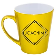 Kubki - Kubek latte złoty z imieniem Joachim, prezent dla Joachima, 8 - miniaturka - grafika 1