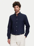 Koszule męskie - Tommy Hilfiger Koszula Solid Heritage MW0MW35774 Granatowy Regular Fit - miniaturka - grafika 1