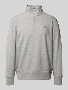 Bluza o kroju regular fit z kołnierzem zapinanym - Bluzy męskie - miniaturka - grafika 1