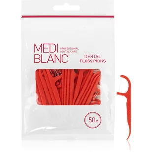 MEDIBLANC Dental Floss Picks wykałaczki z nicią dentystyczną 50 szt. - Szczoteczki międzyzębowe - miniaturka - grafika 1