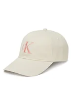 Czapki damskie - Calvin Klein Jeans Czapka z daszkiem Monologo LV04K5026G Żółty - miniaturka - grafika 1