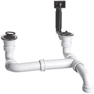 Akcesoria do armatury i ceramiki - BLANCO Armatura przelewowo-odpływowa 2x1,5 do modeli RZS TOP EZ TOP EZS 137034) 137034 - miniaturka - grafika 1