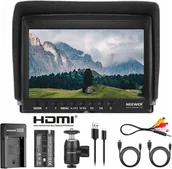 Tablice interaktywne - ZESTAW NEEWER monitor polowy F100 7"HD Video Assistent IPS 1280x800 2600mAh - miniaturka - grafika 1