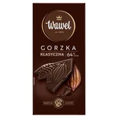 Czekolada - Wawel Czekolada gorzka 64 % cocoa klasyczna 90 g - miniaturka - grafika 1