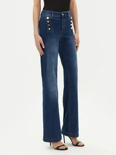 Fracomina Jeansy FR25SV2013D46093 Granatowy Regular Fit - Spodnie damskie - miniaturka - grafika 1