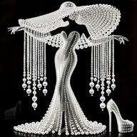 Rękodzieło - TEMU Elegancka Dziewczyna DIY Okrągła Diamentowa Malowidło, Odpowiednie Dla Początkujących I Entuzjastów Rękodzieła. Jest To Muszla Dekoracyjna Do - miniaturka - grafika 1