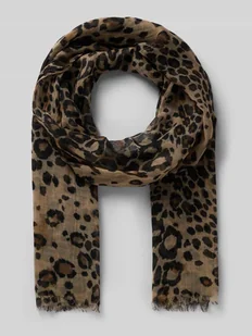 Szal wełniany z domieszką kaszmiru - Apaszki i szaliki damskie - miniaturka - grafika 1