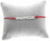 Bransoletki - Bransoletka sznurkowa MAMA srebro 925 dla mamy SR - miniaturka - grafika 1