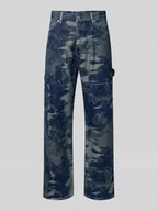 Spodnie męskie - Jeansy baggy o kroju regular fit z czystej bawełny model ‘CARPENTER’ - miniaturka - grafika 1