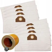 Filtry do odkurzaczy - 8xworki Filtr Wzmocniony Do Karcher Wd3 200 Se4001 - miniaturka - grafika 1