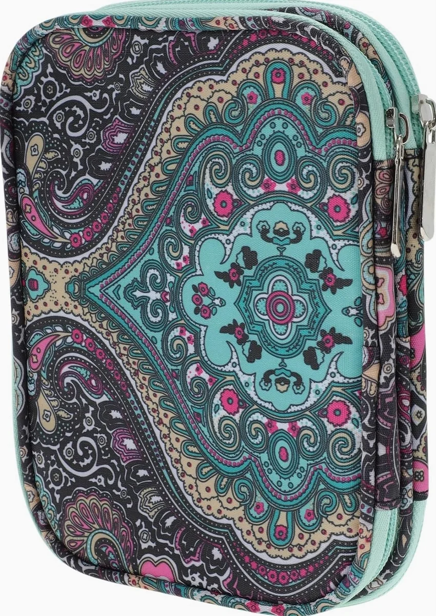ETUI SZYDEŁKOWE 18X14X4CM ORGANIZER POKROWIEC TORBA PRZECHOWYWANIE
