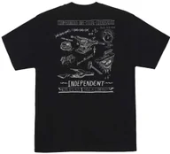 Koszulki męskie - t-shirt INDEPENDENT BRATRUD NOTEBOOK HEAVYWEIGHT T-SHIRT BLACK - miniaturka - grafika 1