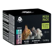 Mokra karma dla kotów - Pet Republic Karma mokra dla kotów sterylizowanych tuńczyk/indyk/wołowina 12 x 100 g - miniaturka - grafika 1