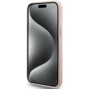 Etui Karl Lagerfeld KLHCP15XSMHCNPP Apple iPhone 15 Pro Max Silicone Choupette Metal Pin różowy/pink - Etui i futerały do telefonów - miniaturka - grafika 6