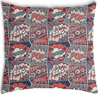 Kołdry i poduszki dla dzieci - Gravity Poduszka Comic Gravity 60x80 cm Kulki silikonowe - miniaturka - grafika 1