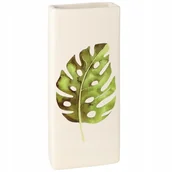 Nawilżacze powietrza - NAWILŻACZ POWIETRZA pojemnik ceramiczny na kaloryfer grzejnik monstera 300ml - miniaturka - grafika 1