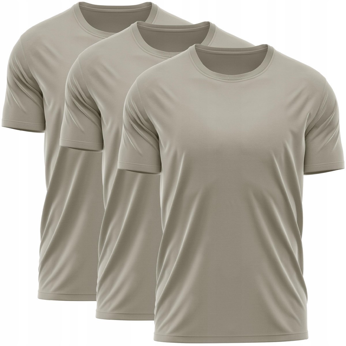 Koszulka Wojskowa Militarna Patriotyczna Zestaw 3 Pak 3Pak Gładka Basic