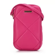 Torebki damskie - Minitorebka pikowana pudełkowa różowa - miniaturka - grafika 1