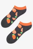 Skarpetki damskie - Stopki damskie z bawełny w pomarańcze Footies Oranges Marilyn - miniaturka - grafika 1