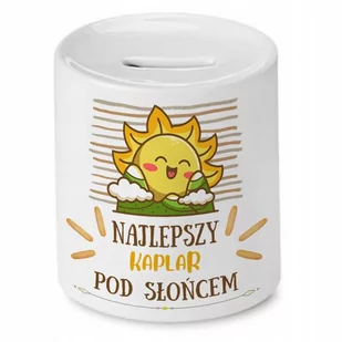 Dla Kaplara Skarbonka na Urodziny Na Prezent z Nadrukiem ze Zdjęciem - Skarbonki - miniaturka - grafika 1