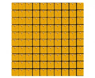 Panel dekoracyjny złoty holograficzny - 30 x 30 cm - Sylwester - miniaturka - grafika 1