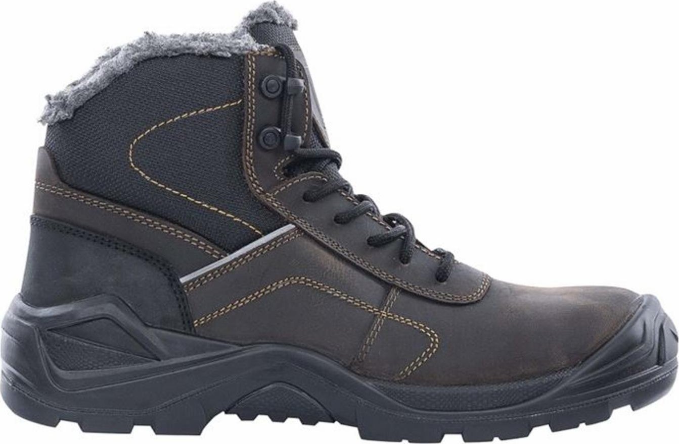 Ardon ARDON LEADERWIN S3 - Ocieplany trzewik roboczy skóra nubuck, wodoodporne, podnosek laminat, wkładka antyprzebiciowa kevlar, podeszwa antypoślizgowa, odblaski 44