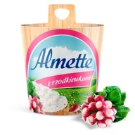 Sery - Almette Puszysty serek twarogowy z rzodkiewkami 150 g - miniaturka - grafika 1
