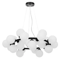 Lampy sufitowe - NOWOCZESNA LAMPA WISZĄCA CZARNA MARSIADA W25 - miniaturka - grafika 1