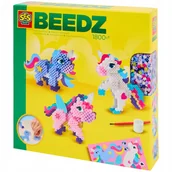 Prace ręczne dla dzieci - Koraliki JEDNOROŻCE 3D figurki prasowanki SES Creative - miniaturka - grafika 1