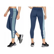 Spodnie sportowe damskie - Legginsy sportowe fitness do biegania Asics Sport Logo - miniaturka - grafika 1