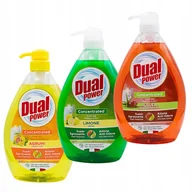 Płyny do naczyń - Zestaw DUAL POWER płyn do naczyń Citrus Fruits + Cytryna + Aloe&Melograno 1 - miniaturka - grafika 1