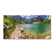 Obrazy i zdjęcia na płótnie - Foto obraz szklany Morskie oko Tatry - miniaturka - grafika 1