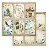 Scrapbooking - Papier Stamperia Cozy Winter  - KARTY - 30x30 - miniaturka - grafika 1