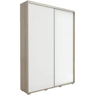 Szafy - Szafa Przesuwna 125 A15 Skąpski Meble Grafit, Biały, 245 cm - miniaturka - grafika 1