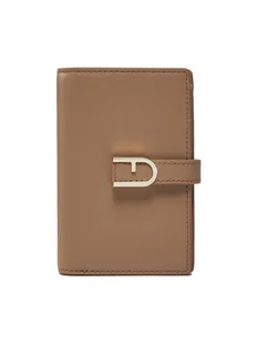 Furla Duży Portfel Damski Flow S Compact Wallet WP00401-BX2045-1257S-1007 Beżowy - Portfele - miniaturka - grafika 1