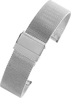 Akcesoria do smartwatchy - Pacific Bransoleta - siatka mesh PACIFIC - PVD Silver 22mm - miniaturka - grafika 1