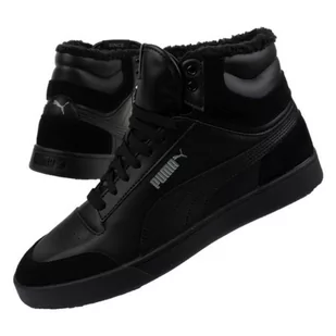 Buty zimowe Puma Shuffle Mid M 387609 01 czarne - Buty sportowe męskie - miniaturka - grafika 1