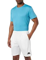 Spodenki damskie - Kappa Męskie szorty z logo Zenio, biały, XXL - miniaturka - grafika 1