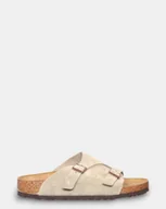 Kapcie męskie - birkenstock mod. zÜrich - taupe - miniaturka - grafika 1