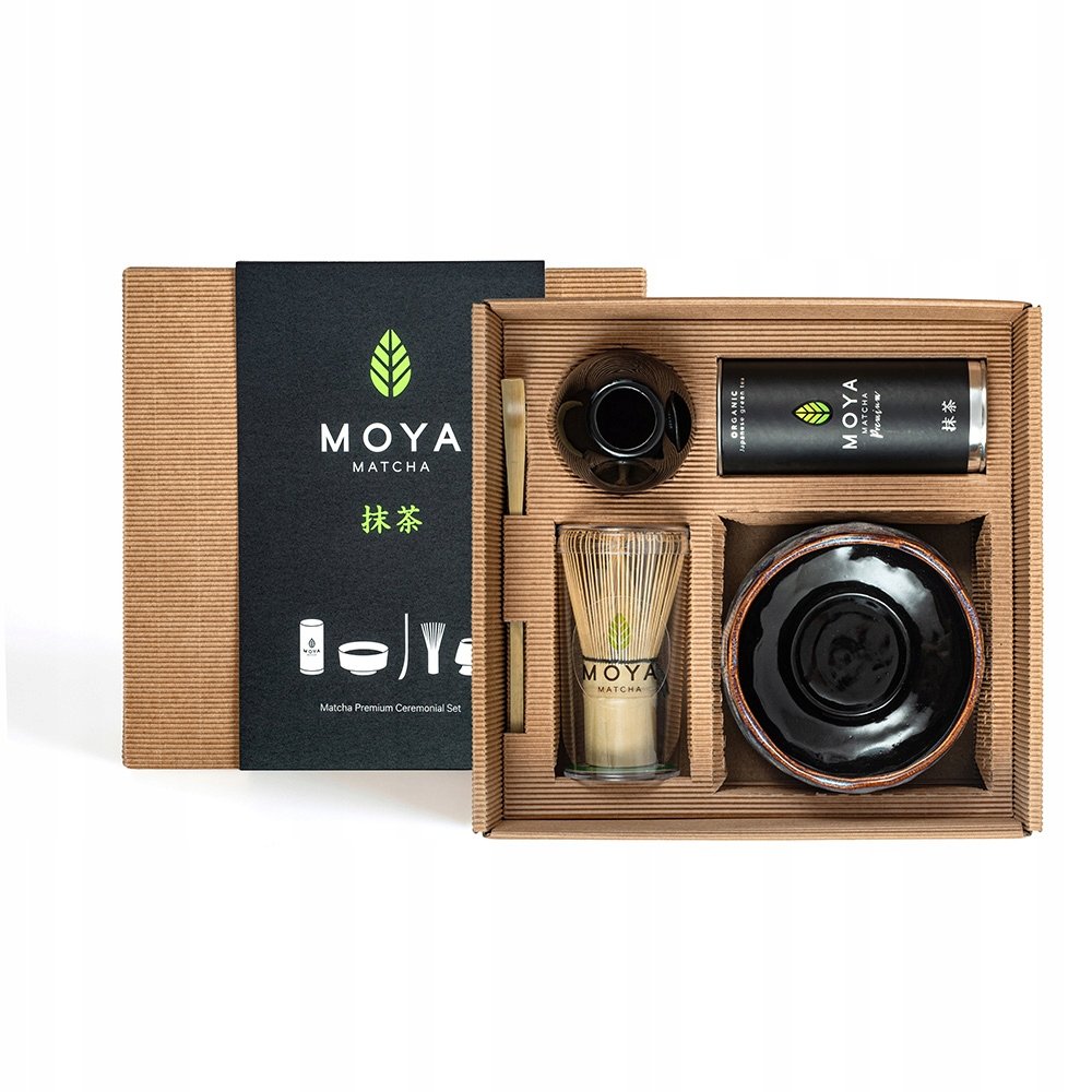 Zestaw do matchy ceremonialny Moya Matcha Luksusowa i czarka Sumomo