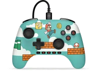Kontrolery do Nintendo - Kontroler przewodowy POWERA Advantage Wired Controller Mario Time do Nintendo Switch 2 Wielokolorowy - miniaturka - grafika 1