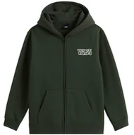 Bluzy dla dziewczynek - Bluza dziecięca(8-14lat) VANS Classified Full Zip Dried Kelp VN000PX0EMU1 M - miniaturka - grafika 1