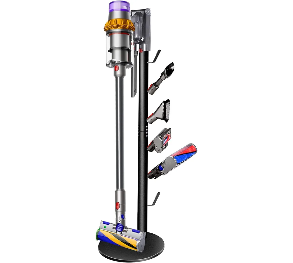 Stojak do odkurzacza Dyson V6–15 metalowy organizer z haczykami