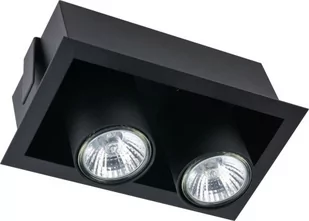 Nowodvorski Podtynkowa LAMPA sufitowa EYE MOD 8940 metalowa OPRAWA prostokątne tuby wpuszczane czarne 8940 - Lampy sufitowe - miniaturka - grafika 1